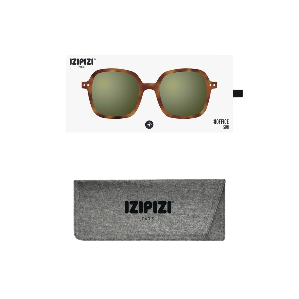 IZIPIZI  SUN OFFICE HAVANE GREEN LENSES - HAVANE