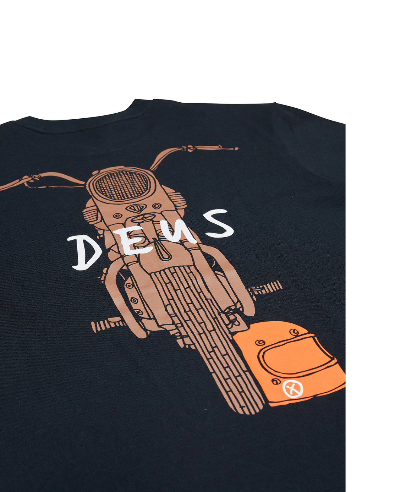 DEUS EX MACHINA FRONTAGE TEE - BLACK