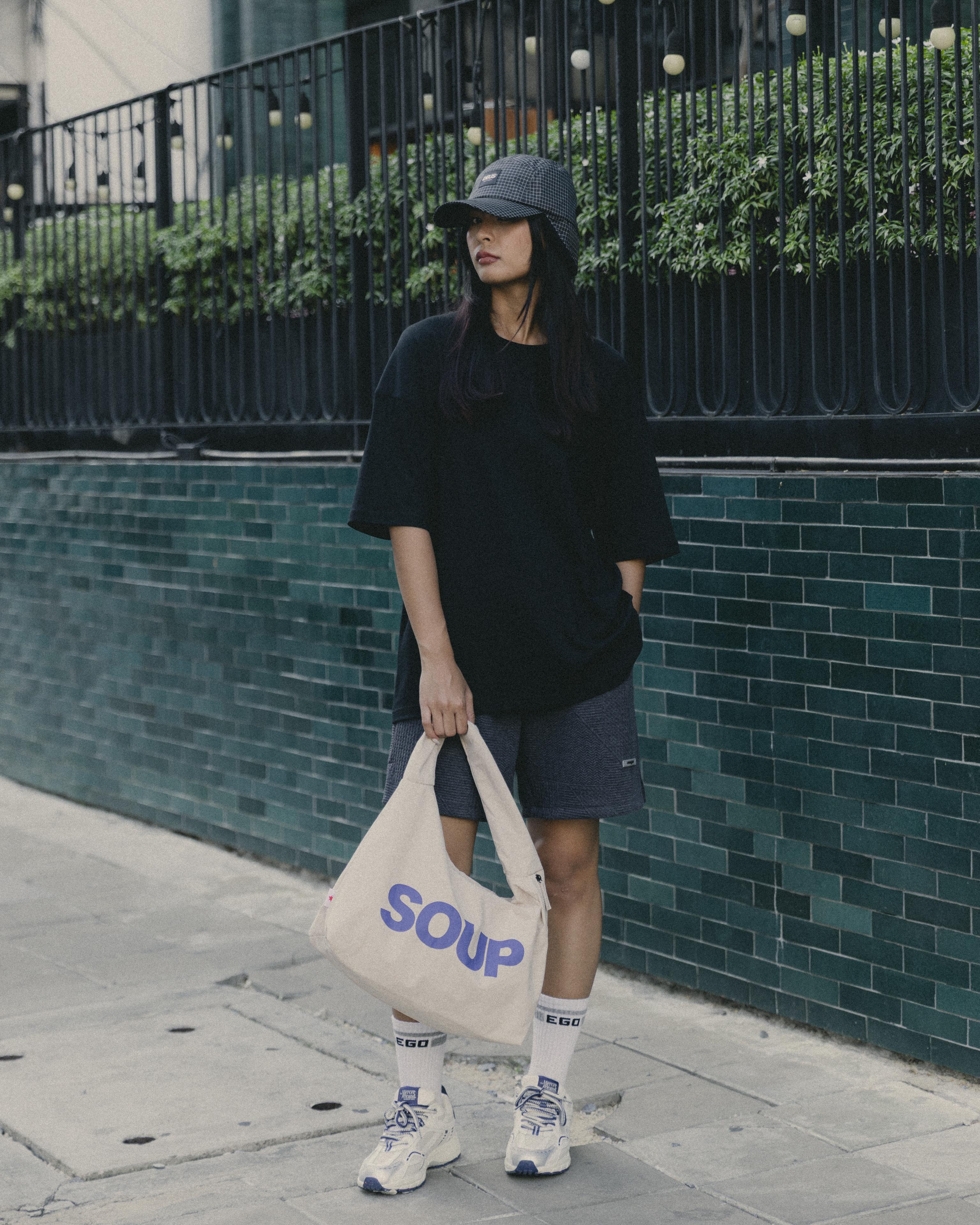 SOUP CLOUD SHOULDER BAG - BEIGE