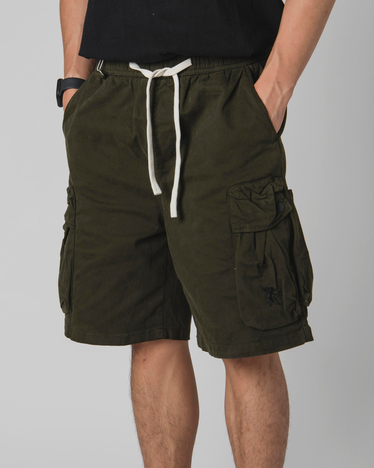 OVERDUE CORE CARGO LIGHT WEIGHT SHORTS - GREEN