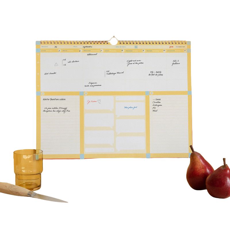 PAPIER TIGRE  THE WEEKLY PLANNER X JOW - NO COLOR