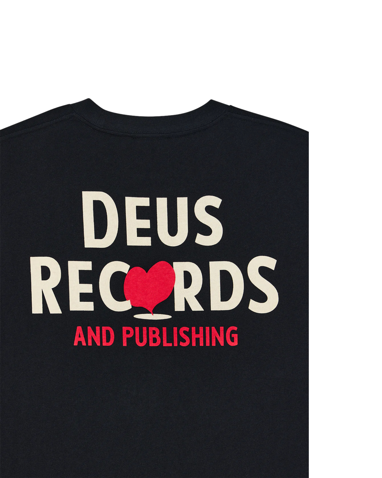 DEUS EX MACHINA DEEP CUT TEE - BLACK