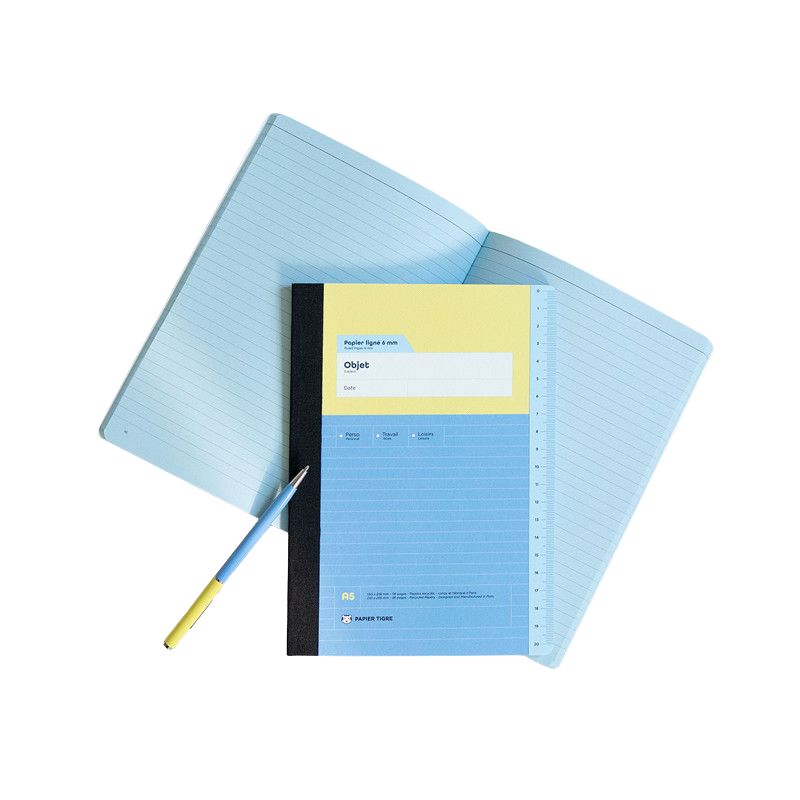 PAPIER TIGRE  NOTEBOOK A5 - ADMIN LINED