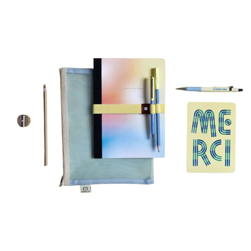 PAPIER TIGRE  MECHANICAL PENCIL - YELLOW BLUE