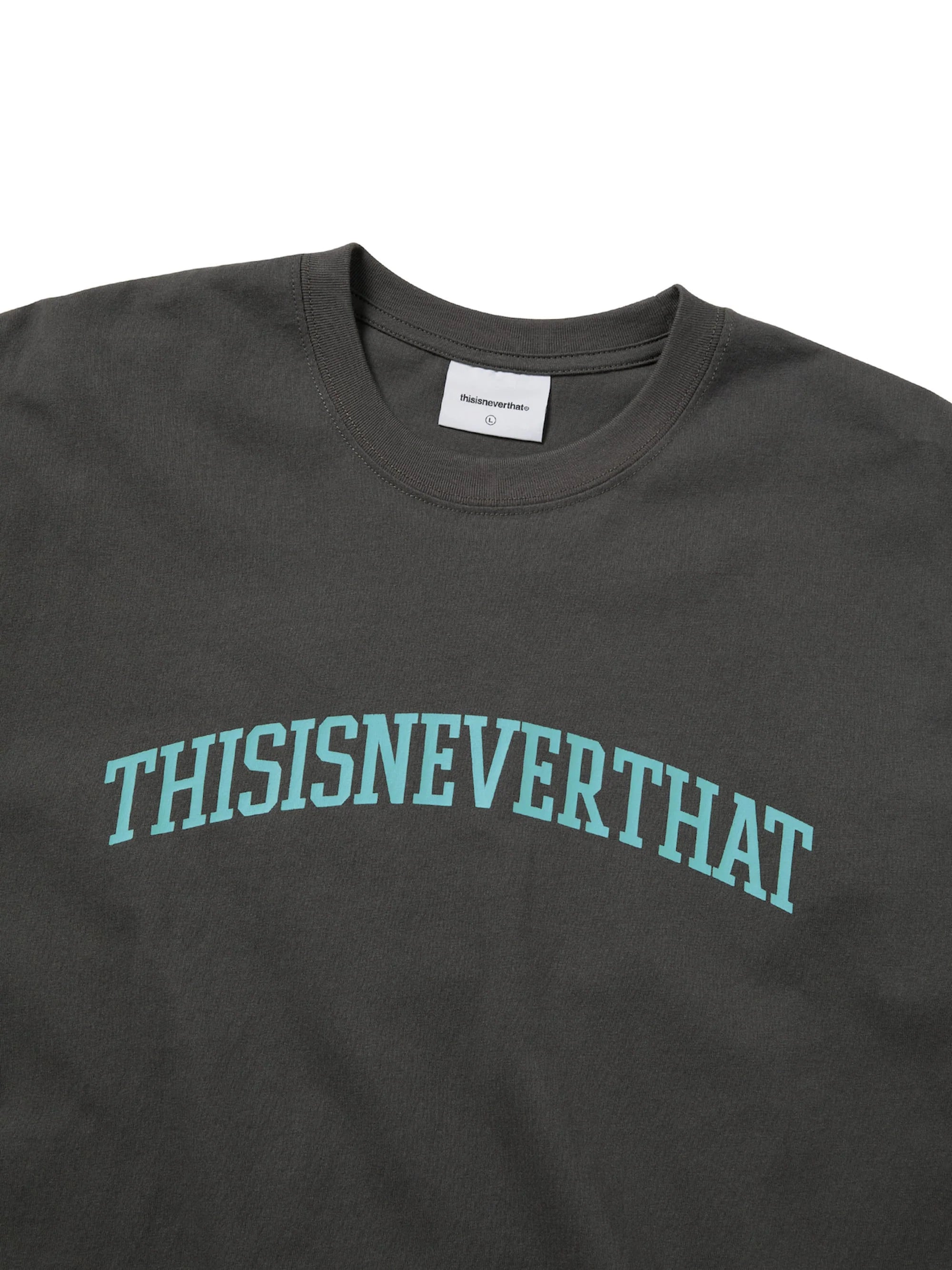THISISNEVERTHAT ARCH-LOGO TEE - CHARCOAL