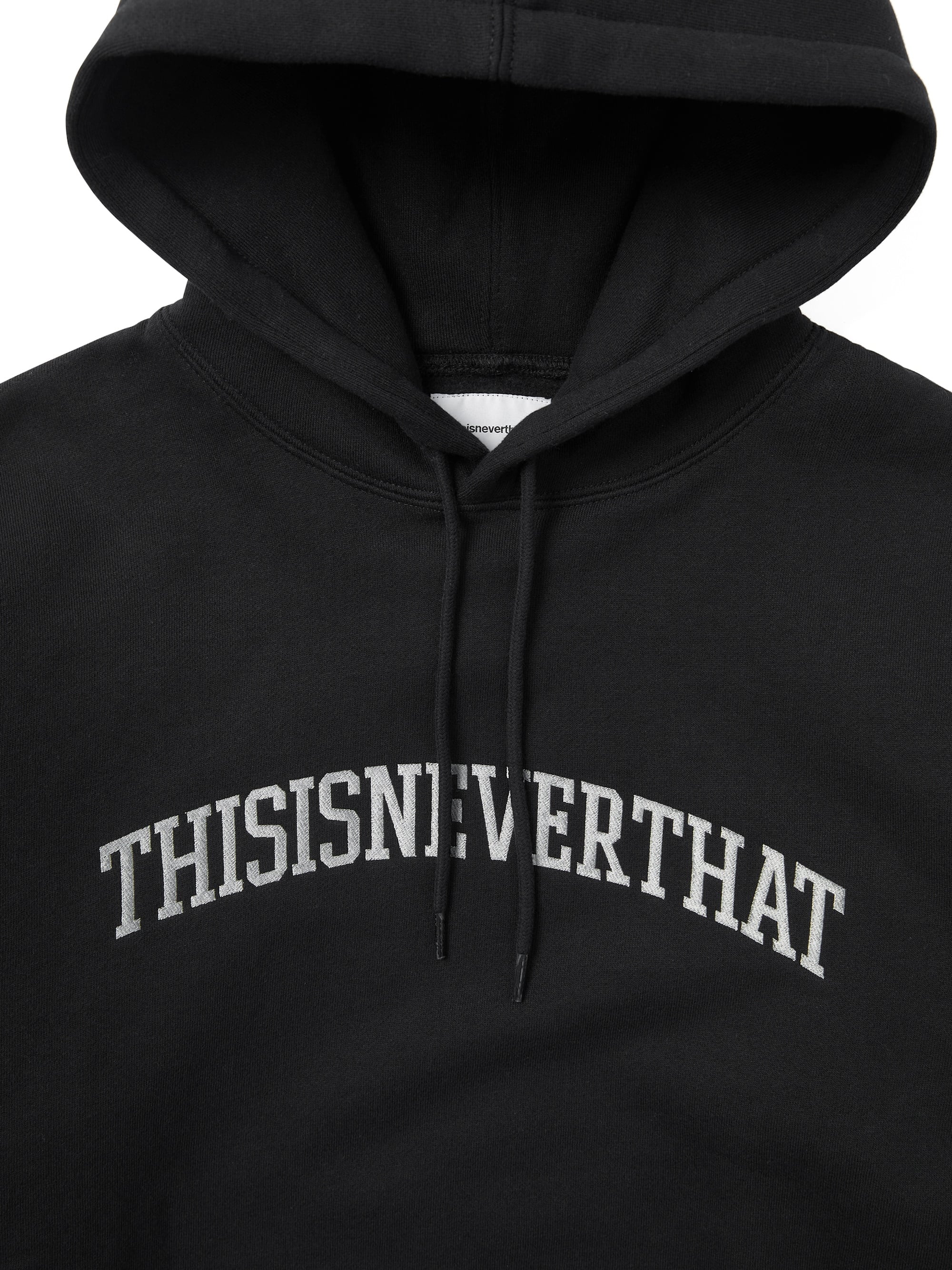 THISISNEVERTHAT - ARCH-LOGO HOODIE - BLACK