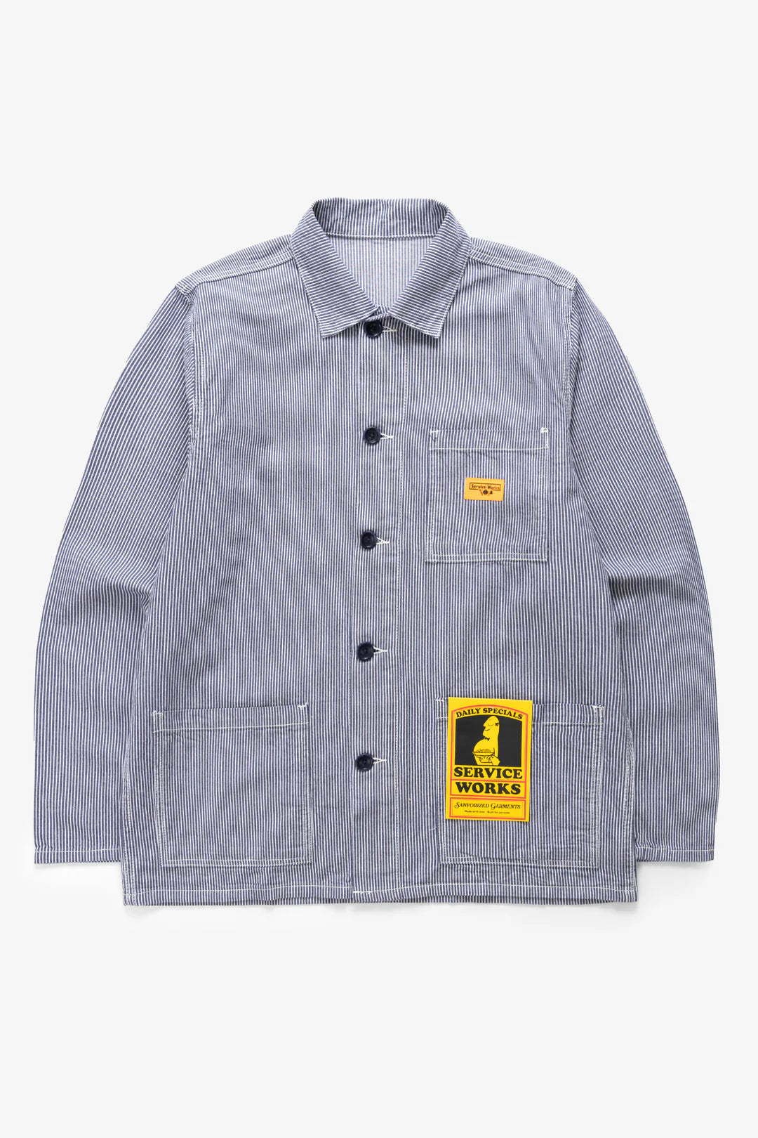 SERVICE WORKS HICKORY CHORE SHIRT - HICKORY