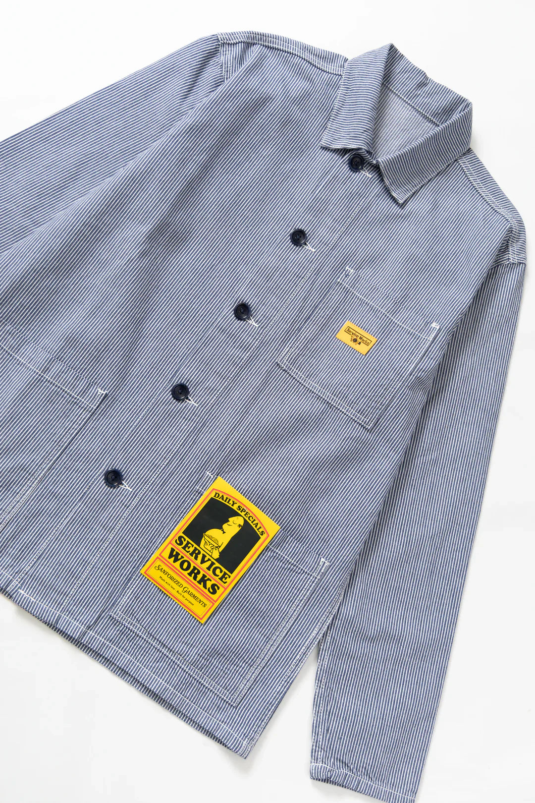 SERVICE WORKS HICKORY CHORE SHIRT - HICKORY