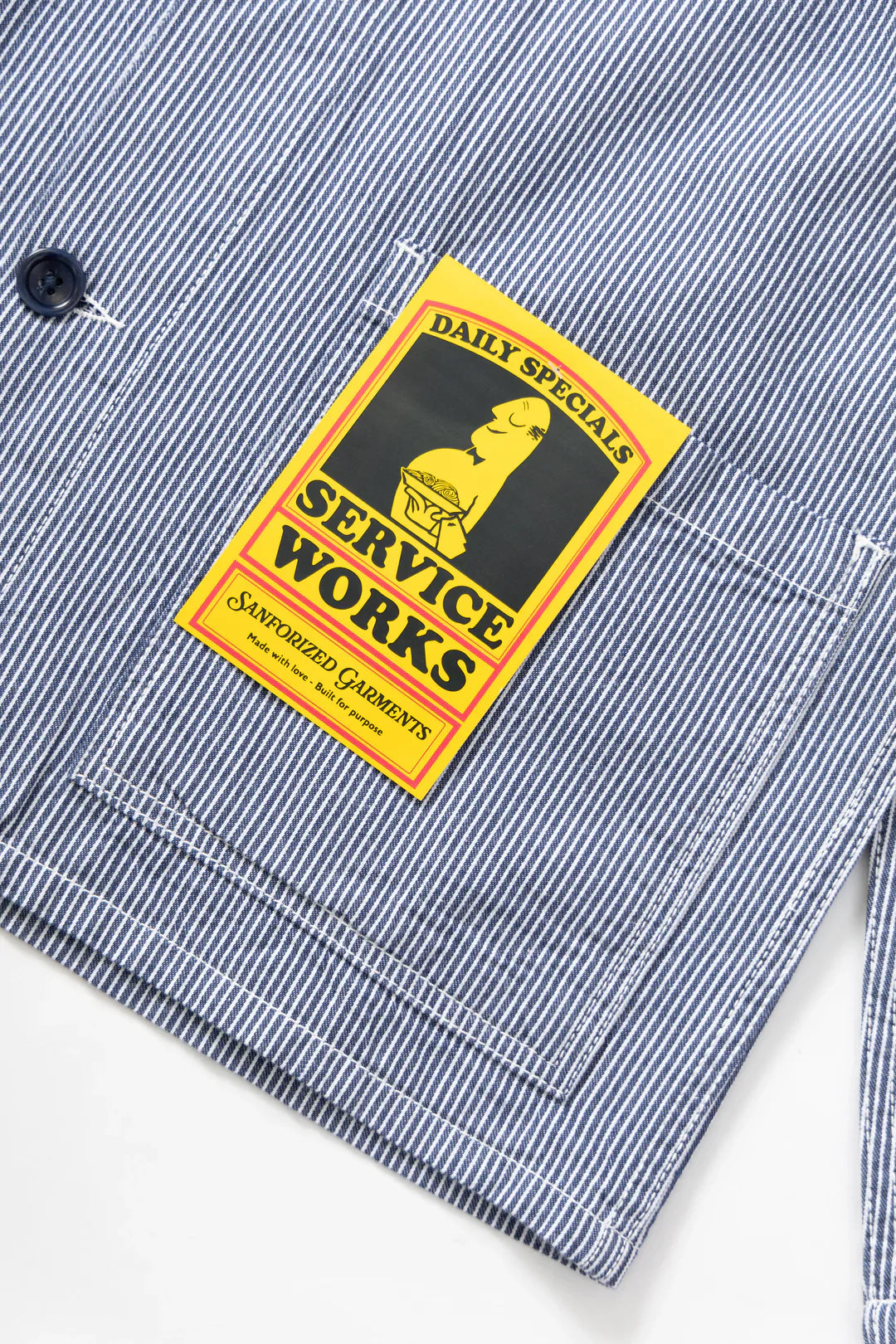 SERVICE WORKS HICKORY CHORE SHIRT - HICKORY
