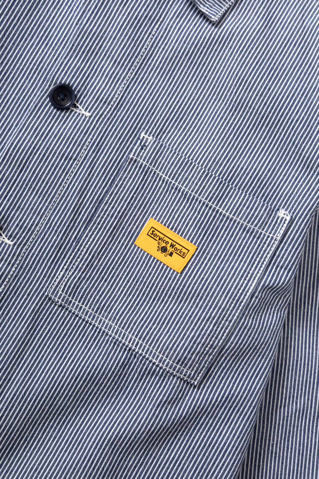 SERVICE WORKS HICKORY CHORE SHIRT - HICKORY