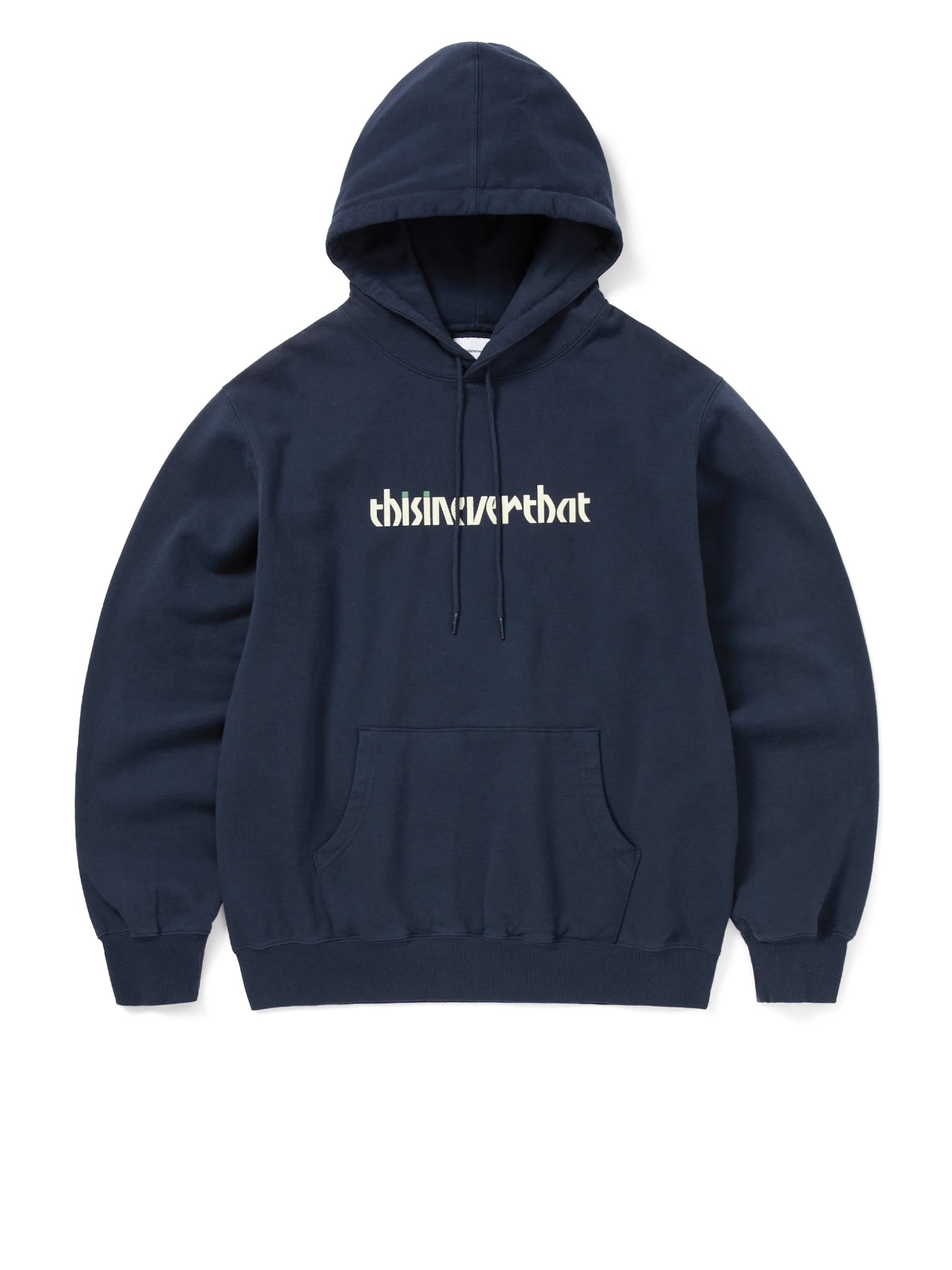 THISISNEVERTHAT - CIRCLED NUMBER HOODIE - NAVY