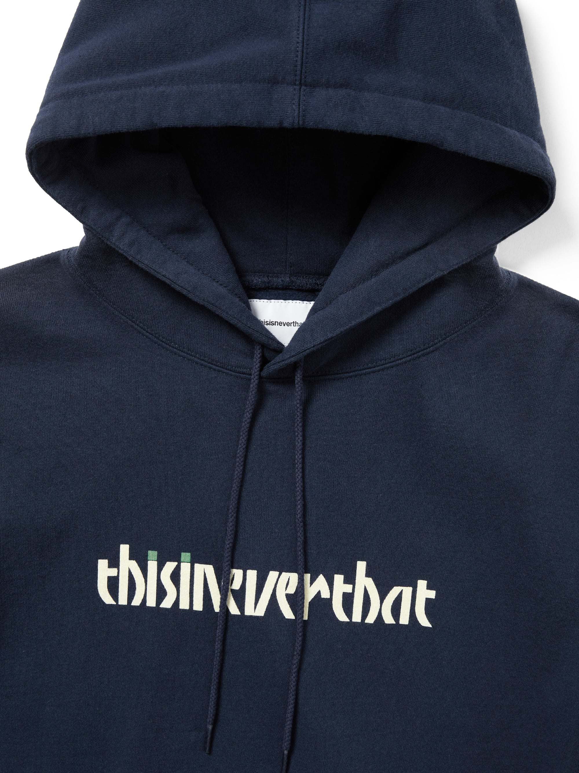 THISISNEVERTHAT - CIRCLED NUMBER HOODIE - NAVY