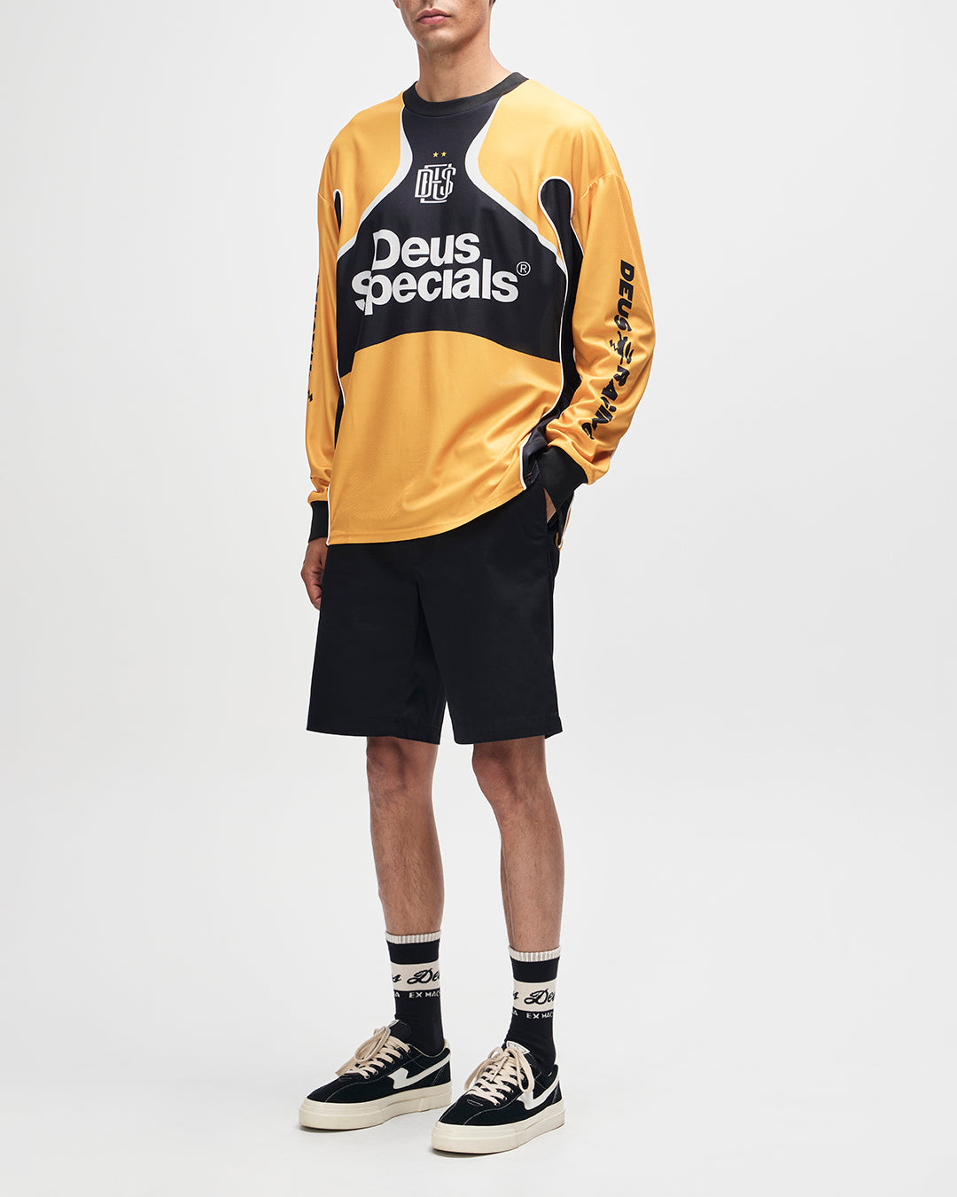 DEUS EX MACHINA Spectacle Moto Jersey - Gold
