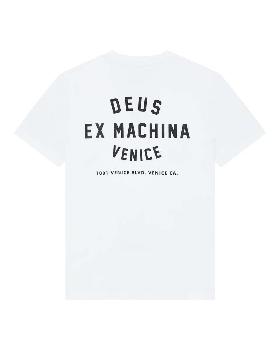 Deus Ex Machina Venice Skull Tee — White — view 3