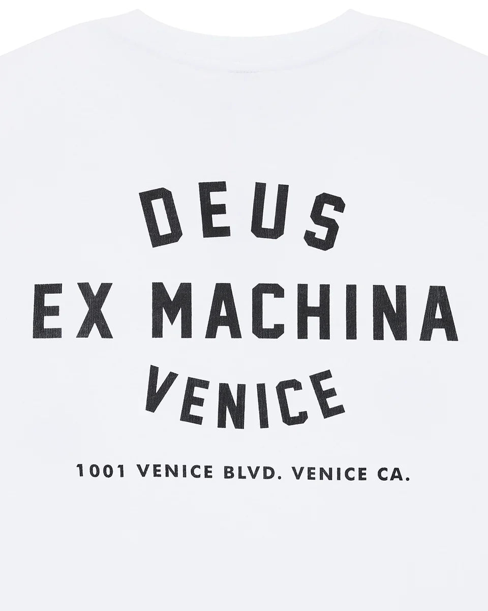 Deus Ex Machina Venice Skull Tee — White — view 6