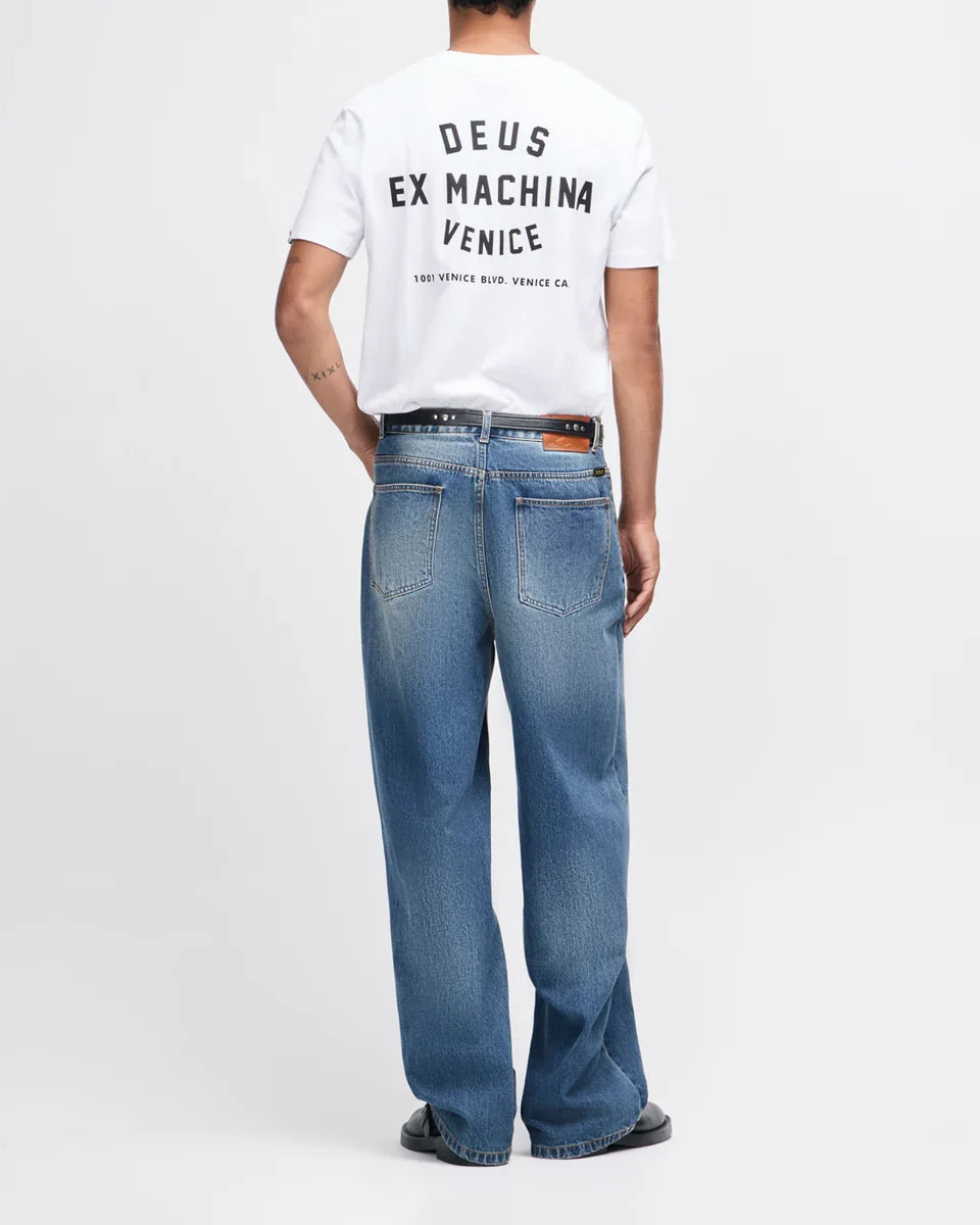 Deus Ex Machina Venice Skull Tee — White — view 8