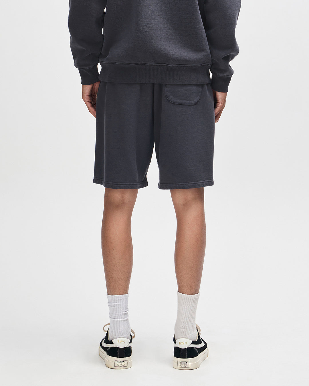 Shield Garment Dyed Track Short|Model
