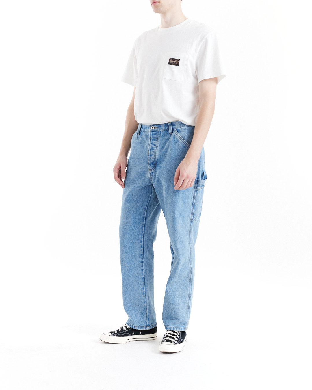 DEUS EX MACHINA BIG FELLA DENIM PANT - LT STONE