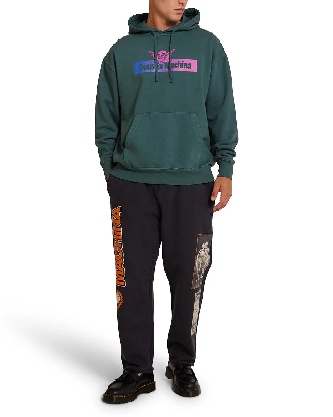 DEUS EX MACHINA RE-CIRCULATION TRACKPANT - CAVIAR