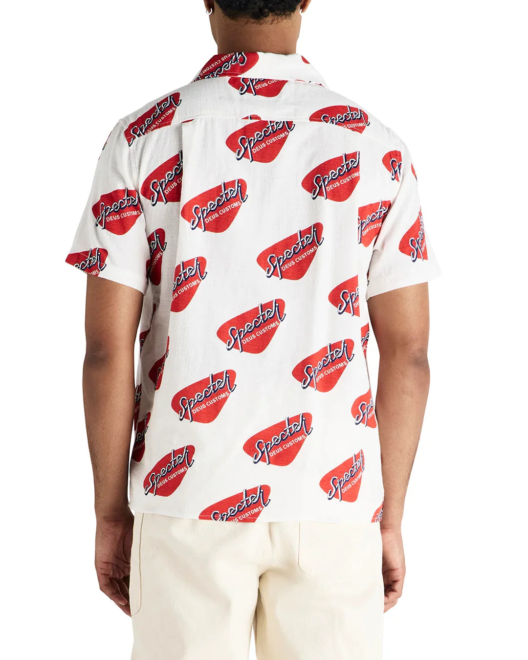 DEUS EX MACHINA SPECTER STAMP SS SHIRT - VINTAGE WHITE