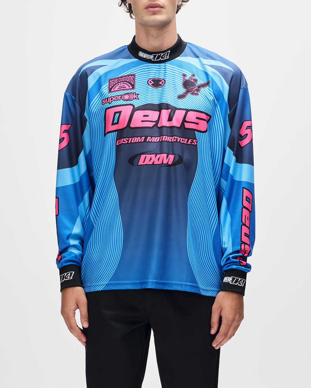 pledge-moto-jersey-electric-blue|Model