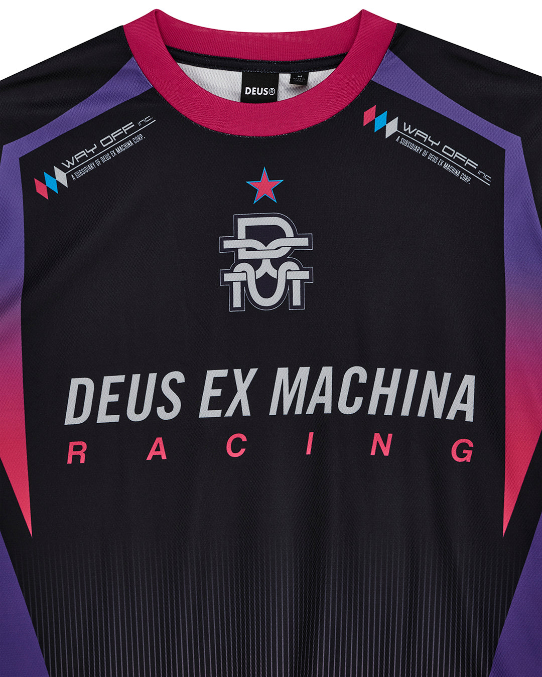 DEUS EX MACHINA RENEGADE MOTO JERSEY - BLACK