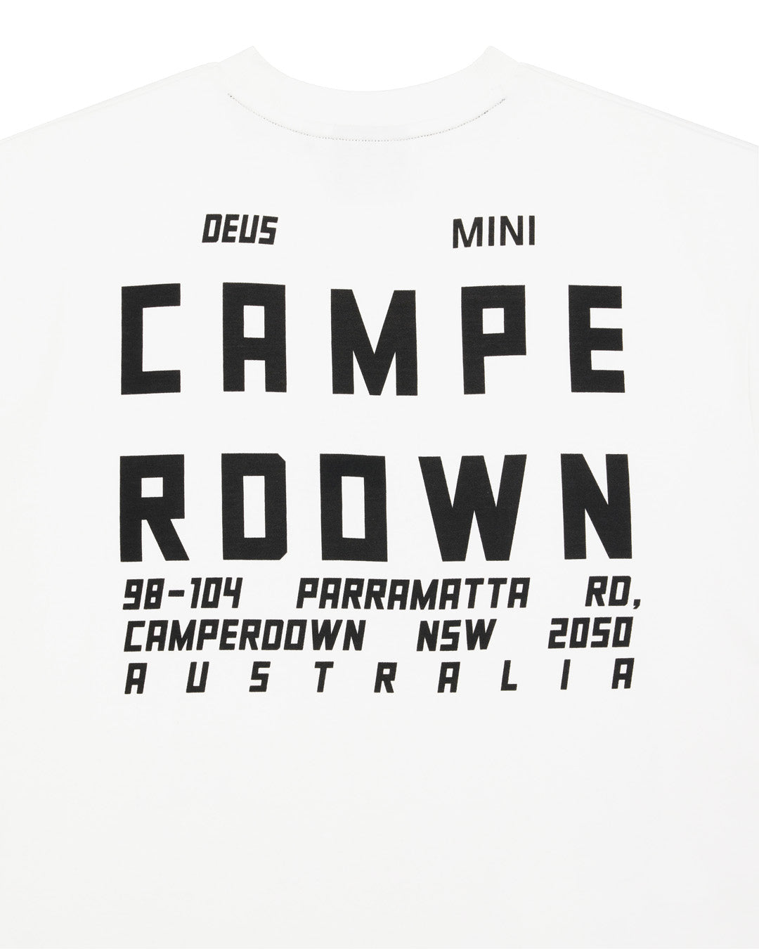 DEUS EX MACHINA Camperdown Address Tee - Vintage White