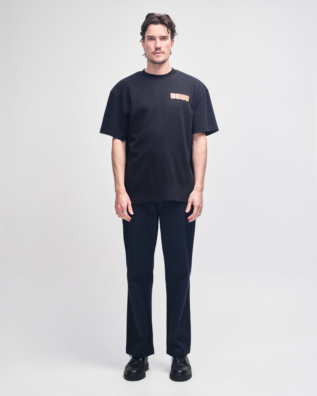 DEUS EX MACHINA GRAND PRIX TEE - BLACK