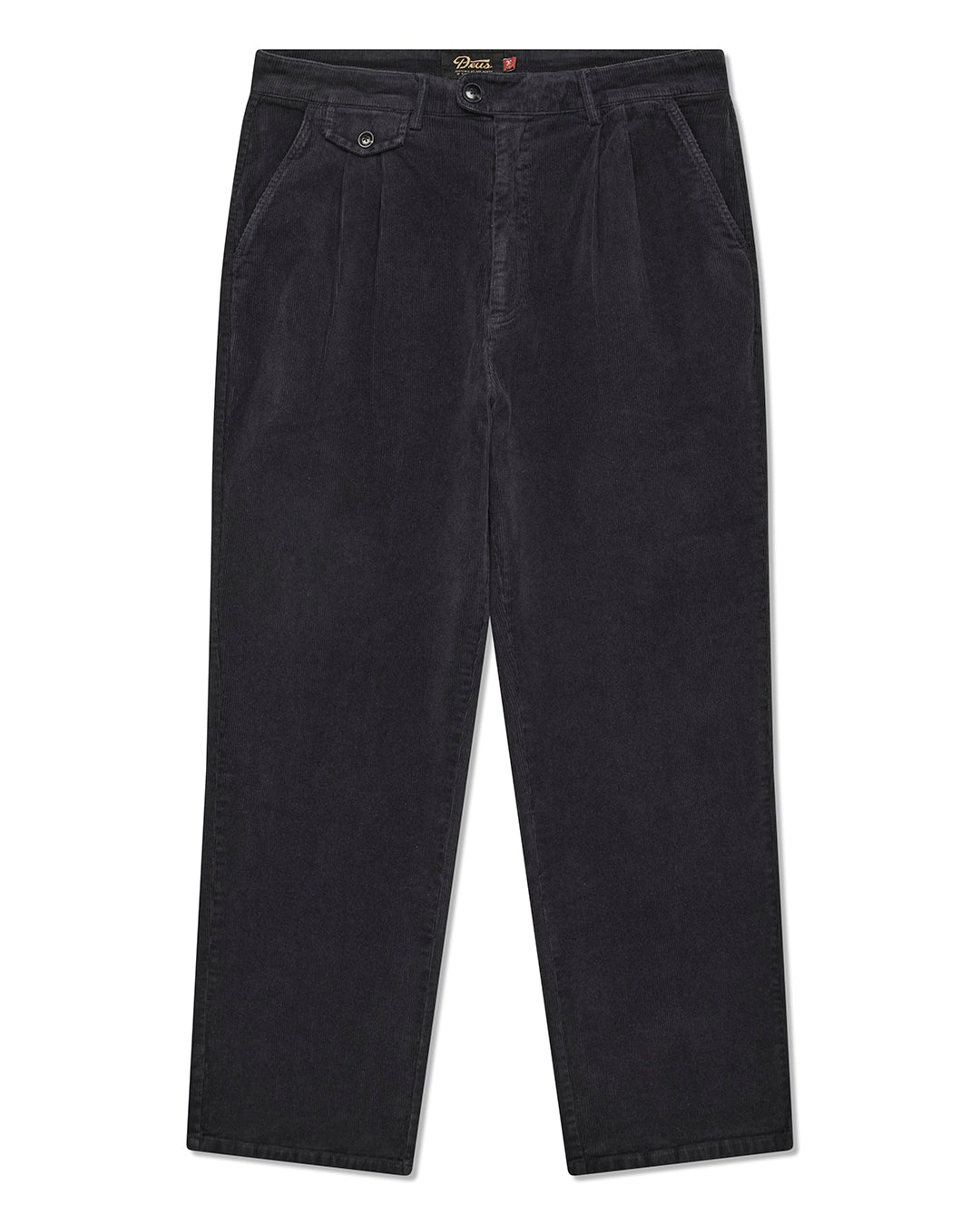 malvo-cord-pant-black|Flatlay