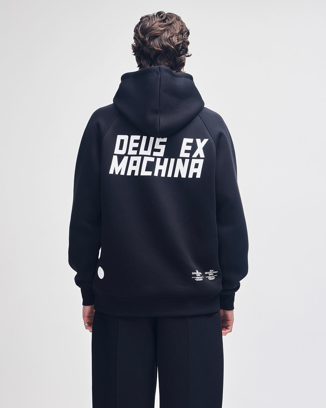 DEUS EX MACHINA YOU CAN BE FIRST HOODIE - BLACK