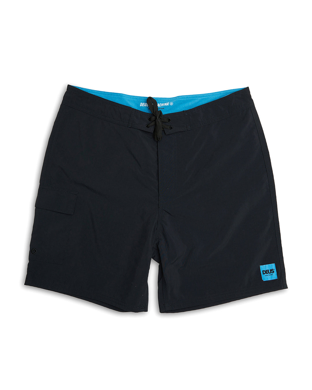 Pocket Boardshort - Black|Flatlay