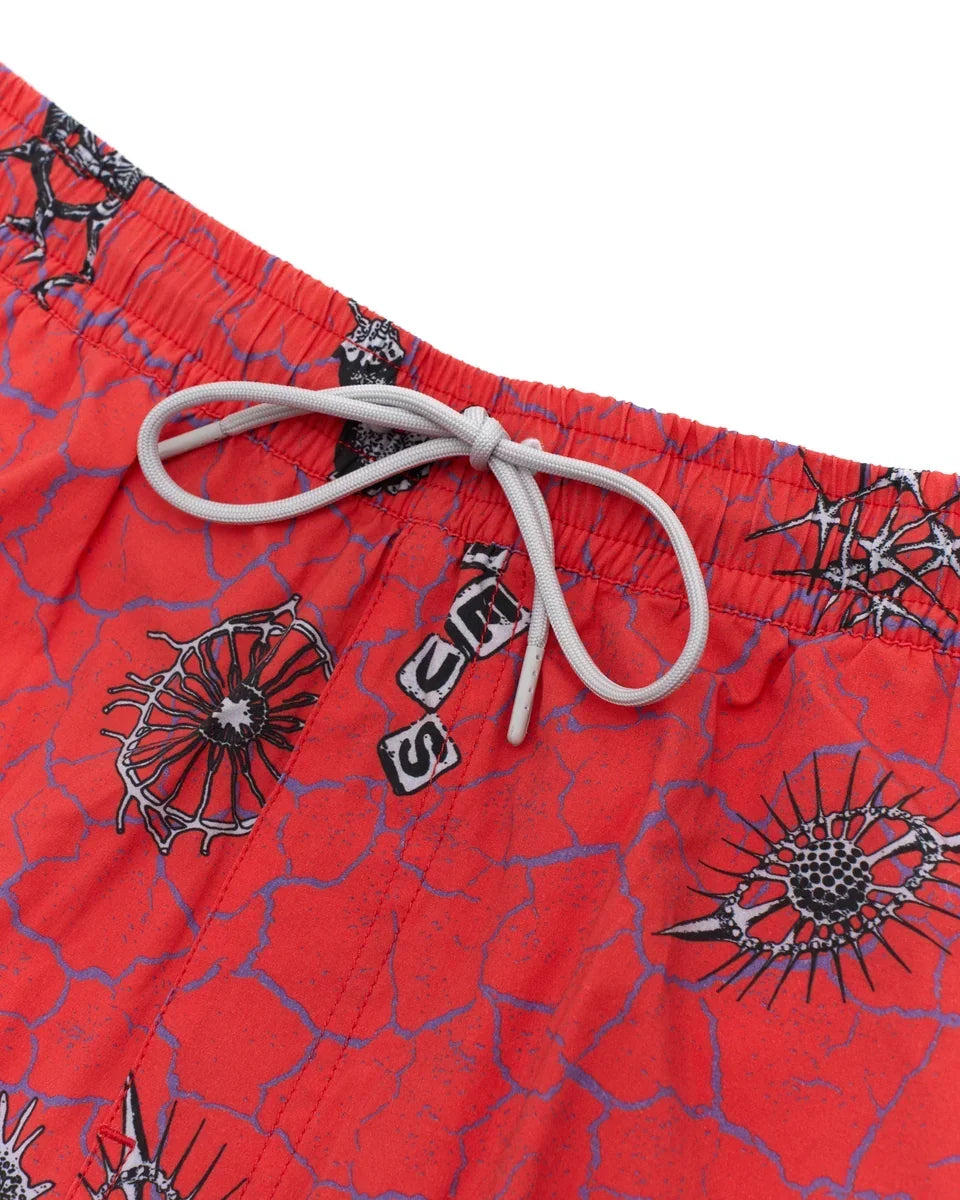 DEUS EX MACHINA VIBRANT VIRUS BOARDSHORT (MESH) STRAWBERRY