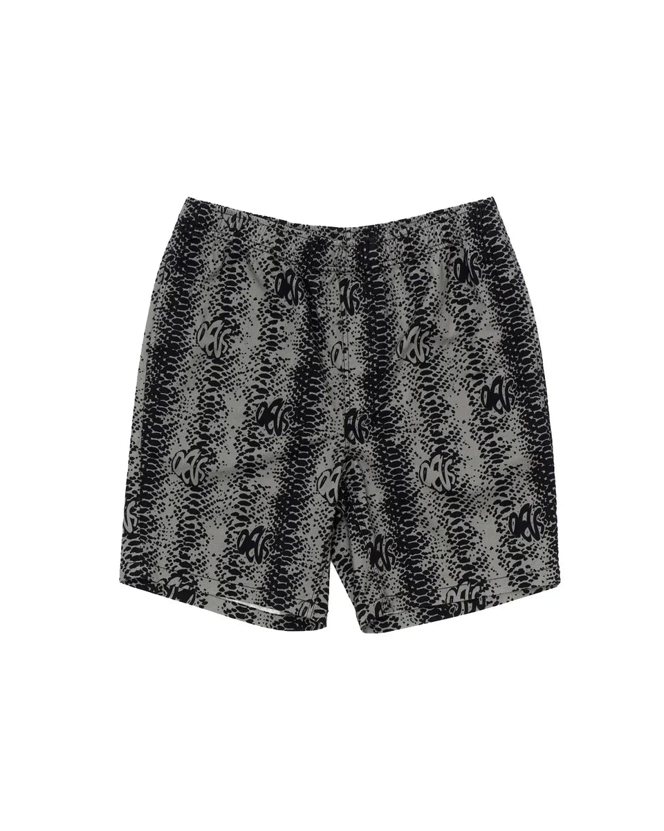 DEUS EX MACHINA SNAKE EYES BEACH SHORT TITANIUM