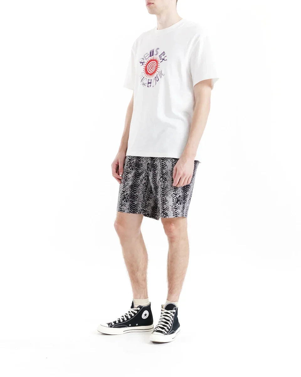 DEUS EX MACHINA SNAKE EYES BEACH SHORT TITANIUM
