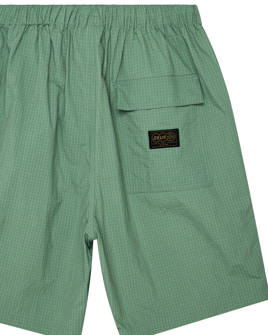 DEUS EX MACHINA Remi Parachute Short - Shale Green