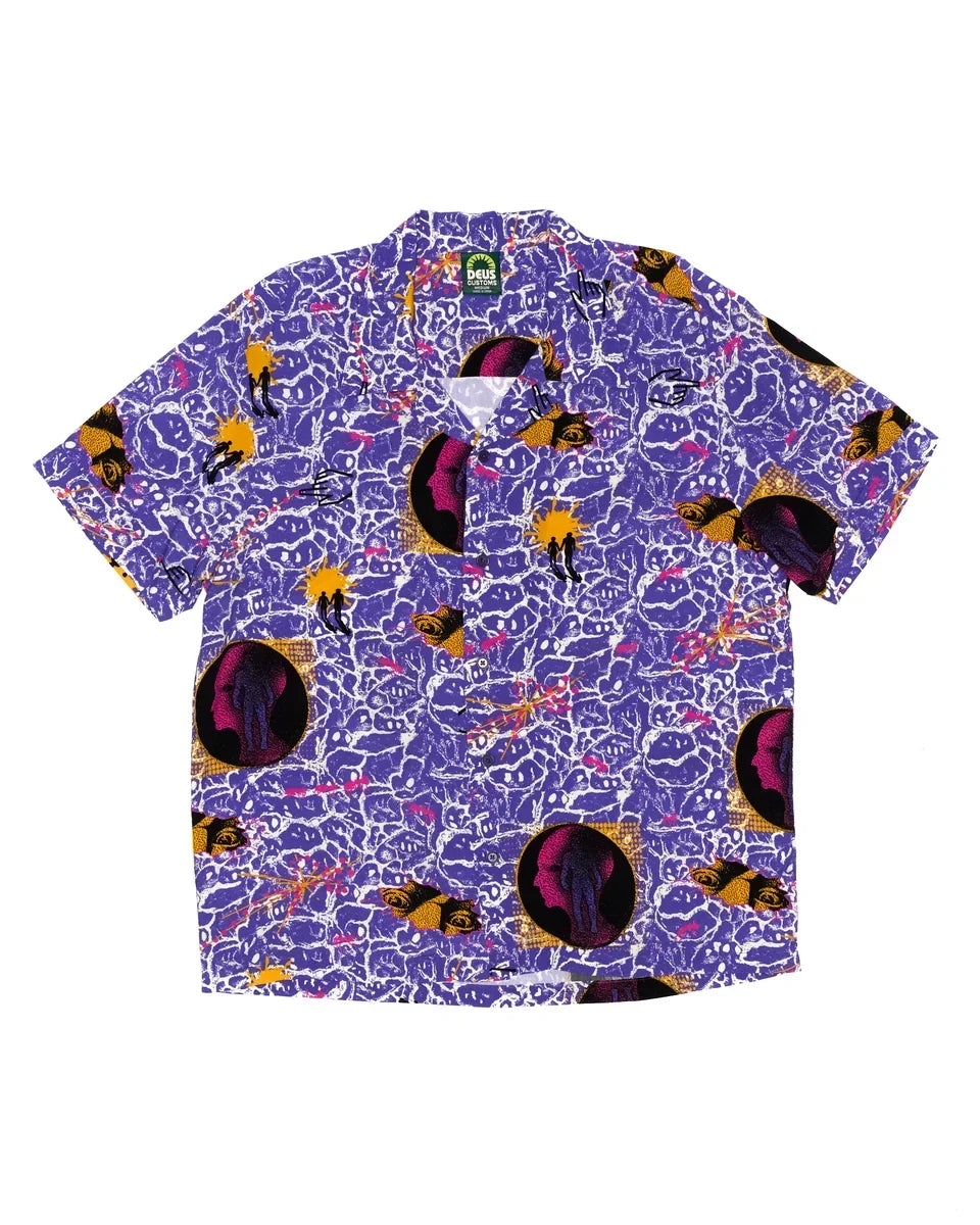 DEUS EX MACHINA FUTURE HISTORY SHIRT VIOLET