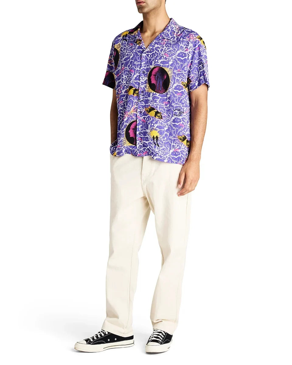 DEUS EX MACHINA FUTURE HISTORY SHIRT VIOLET