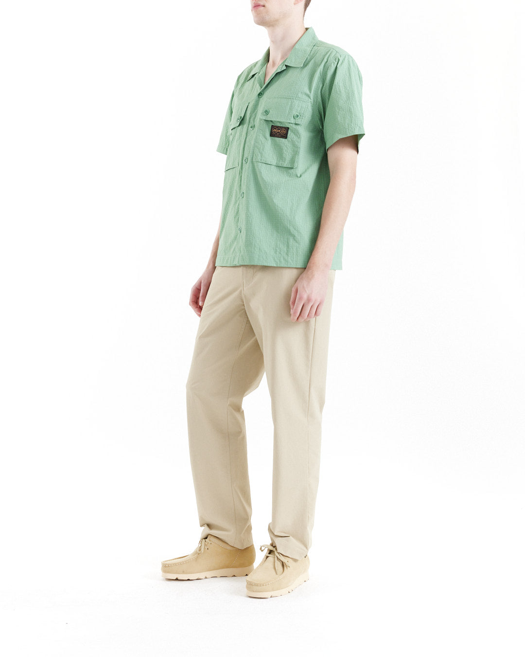 DEUS EX MACHINA NILE FATIGUE SHIRT - SHALE GREEN