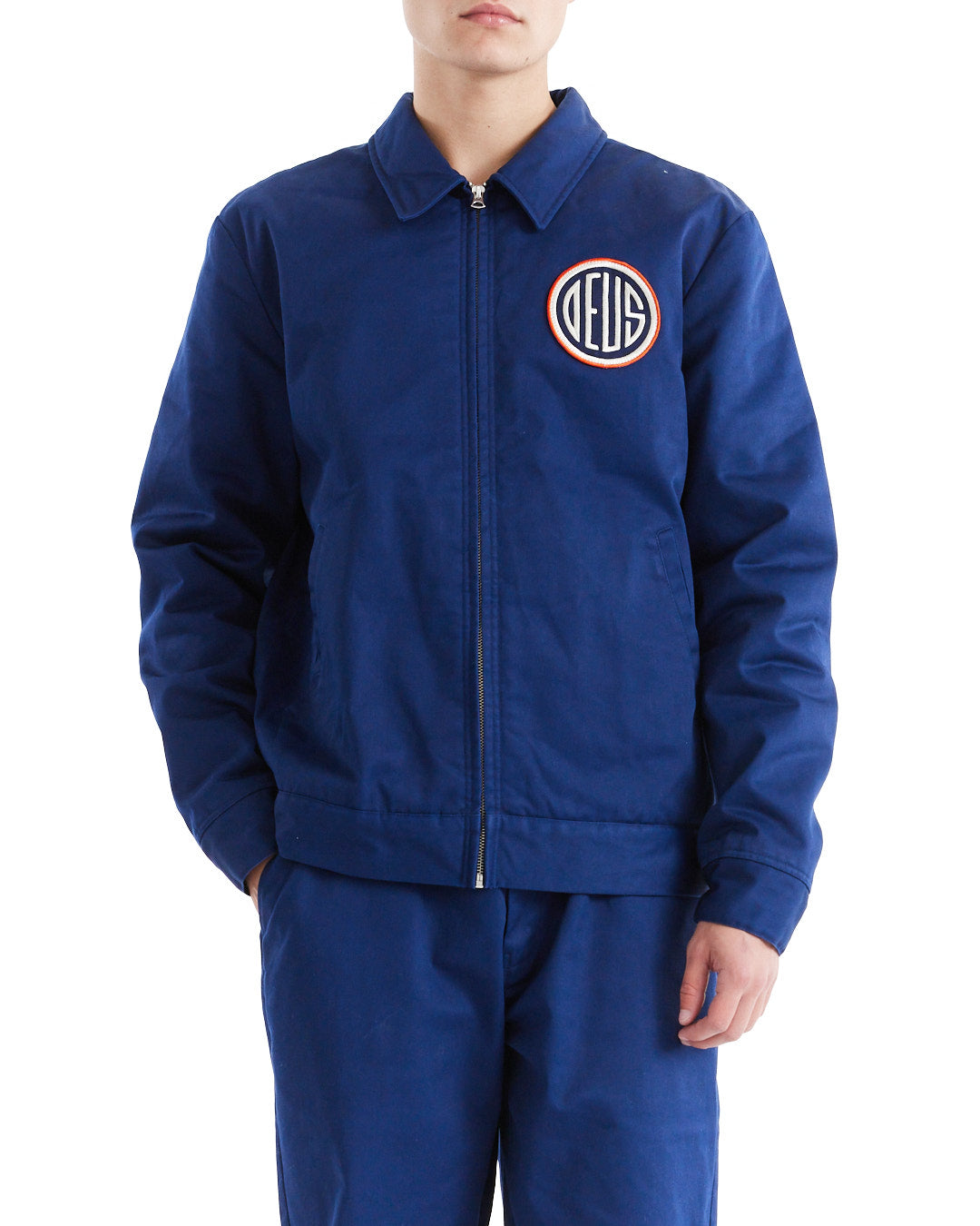 marnus-team-jacket-estate-blue|Model