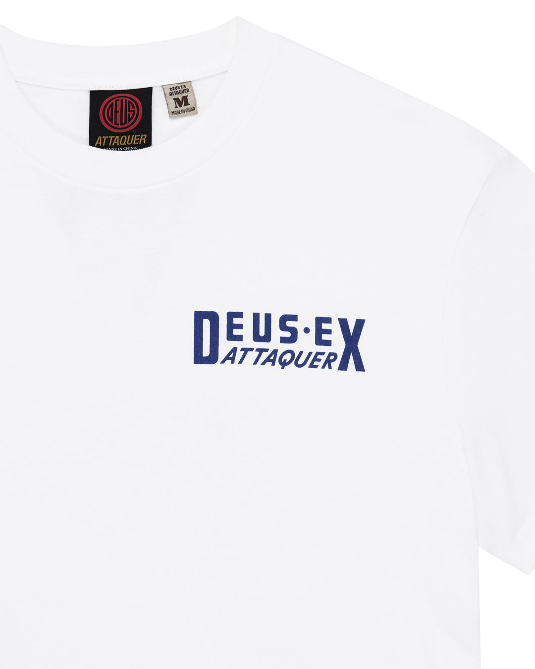 DEUS EX MACHINA DEUS EX ATTAQUER MASSIVE ATTAQ TEE - VINTAGE WHITE