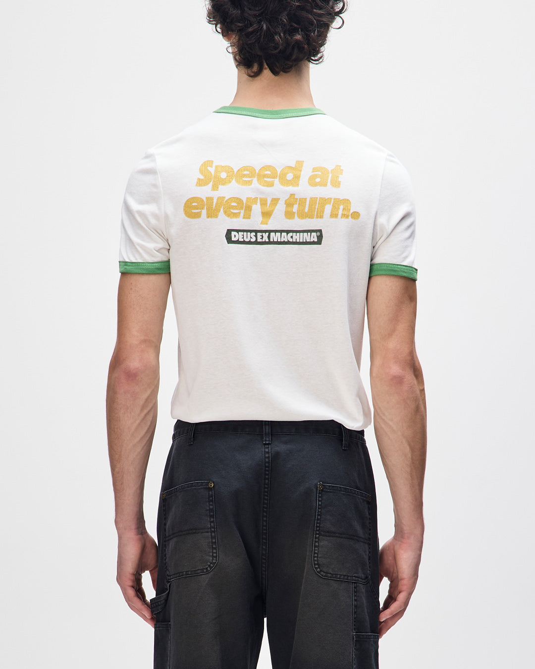 DEUS EX MACHINA FASTER TEE - DIRTY WHITE