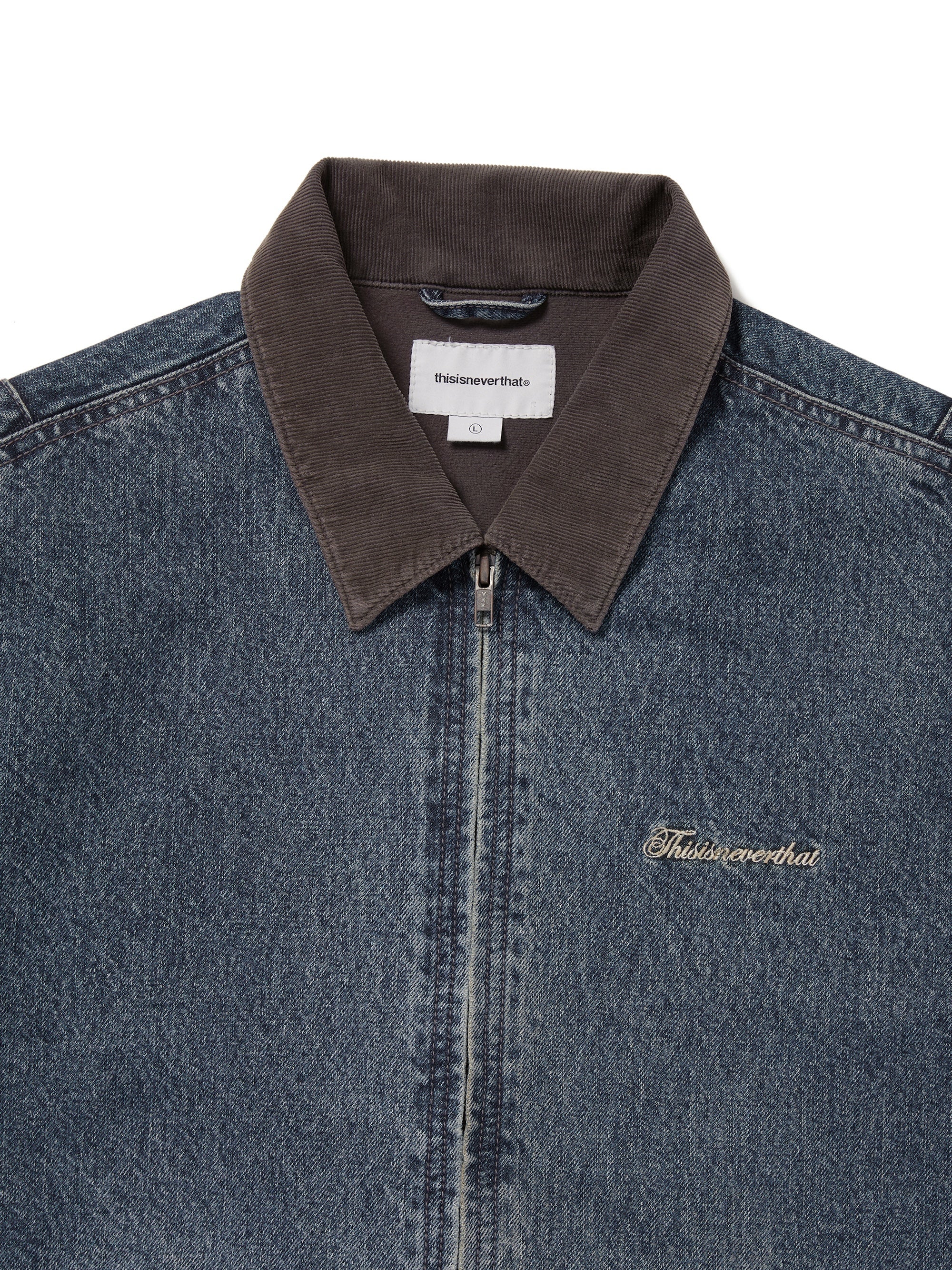 THISISNEVERTHAT - DENIM WORK JACKET - BLUE