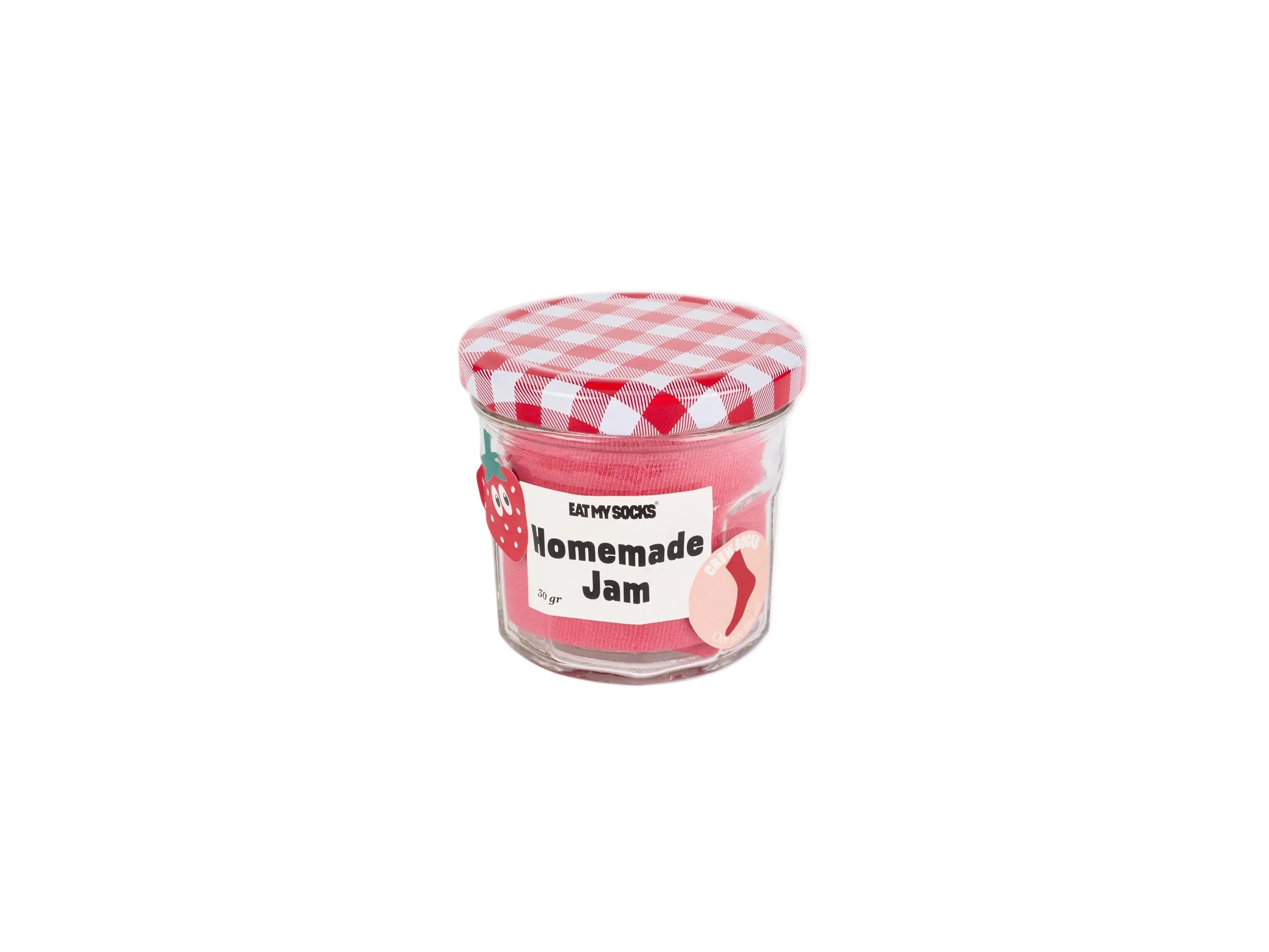 EAT MY SOCKS HOMEMADE JAM STRAWBERRY