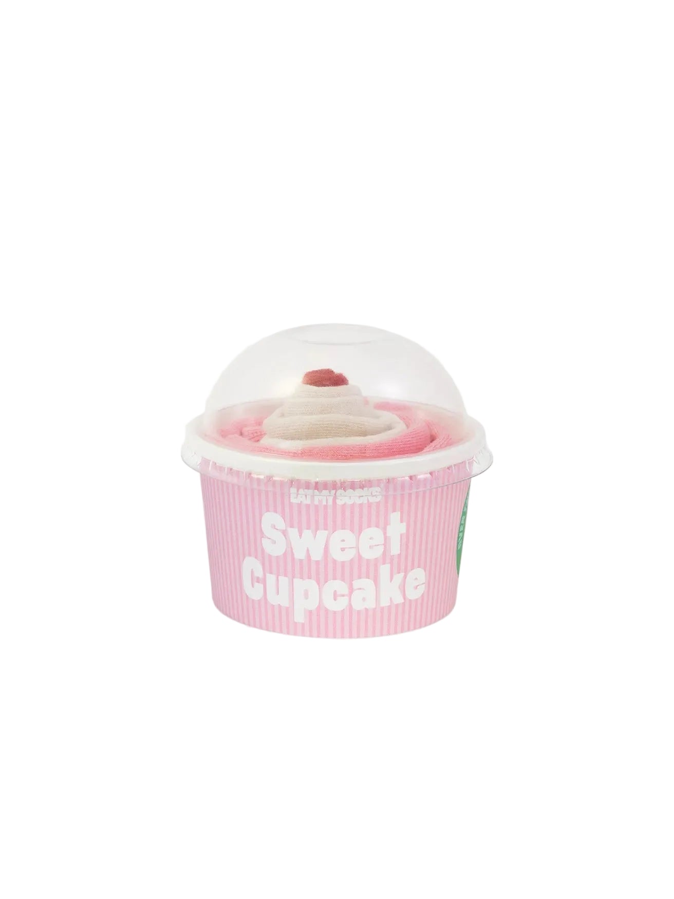 EAT MY SOCKS STRAWBERRY CUPCAKE