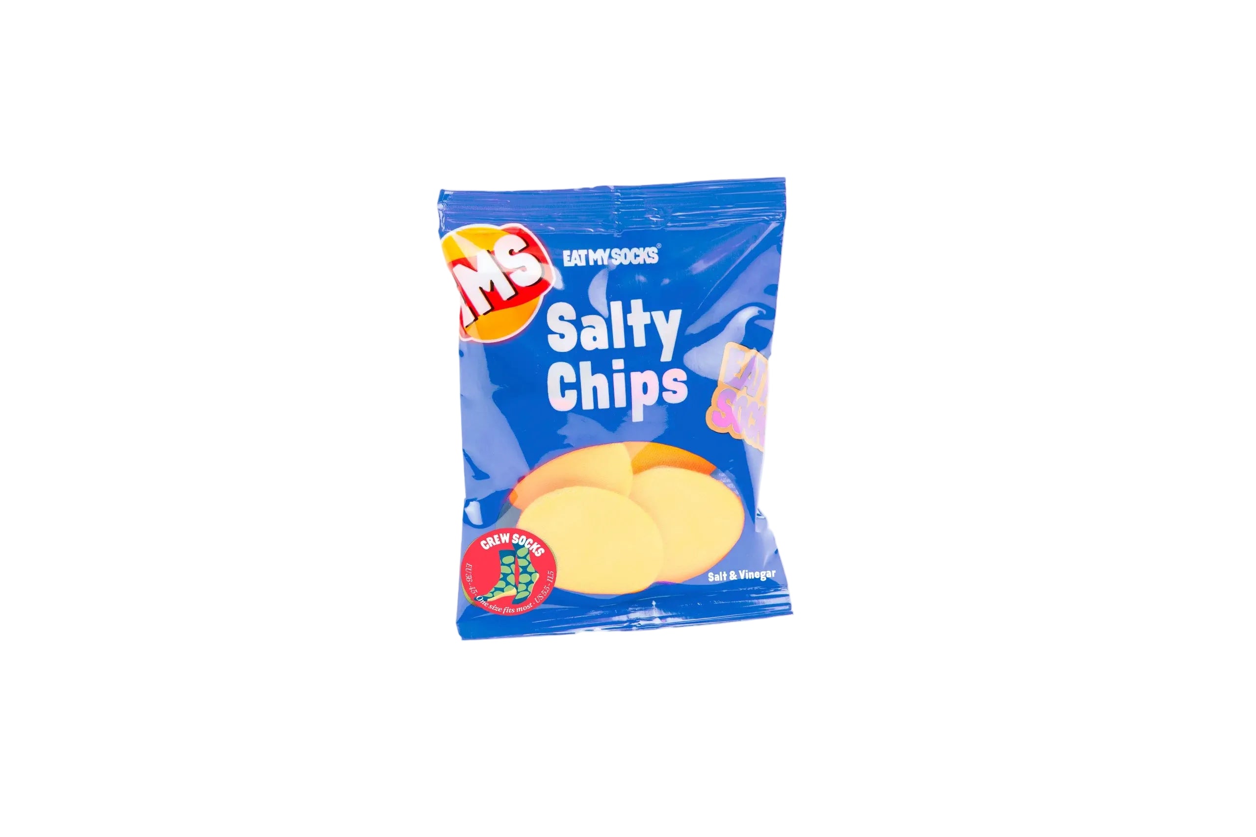EAT MY SOCKS SALTY CHIPS BLUE - BLUE