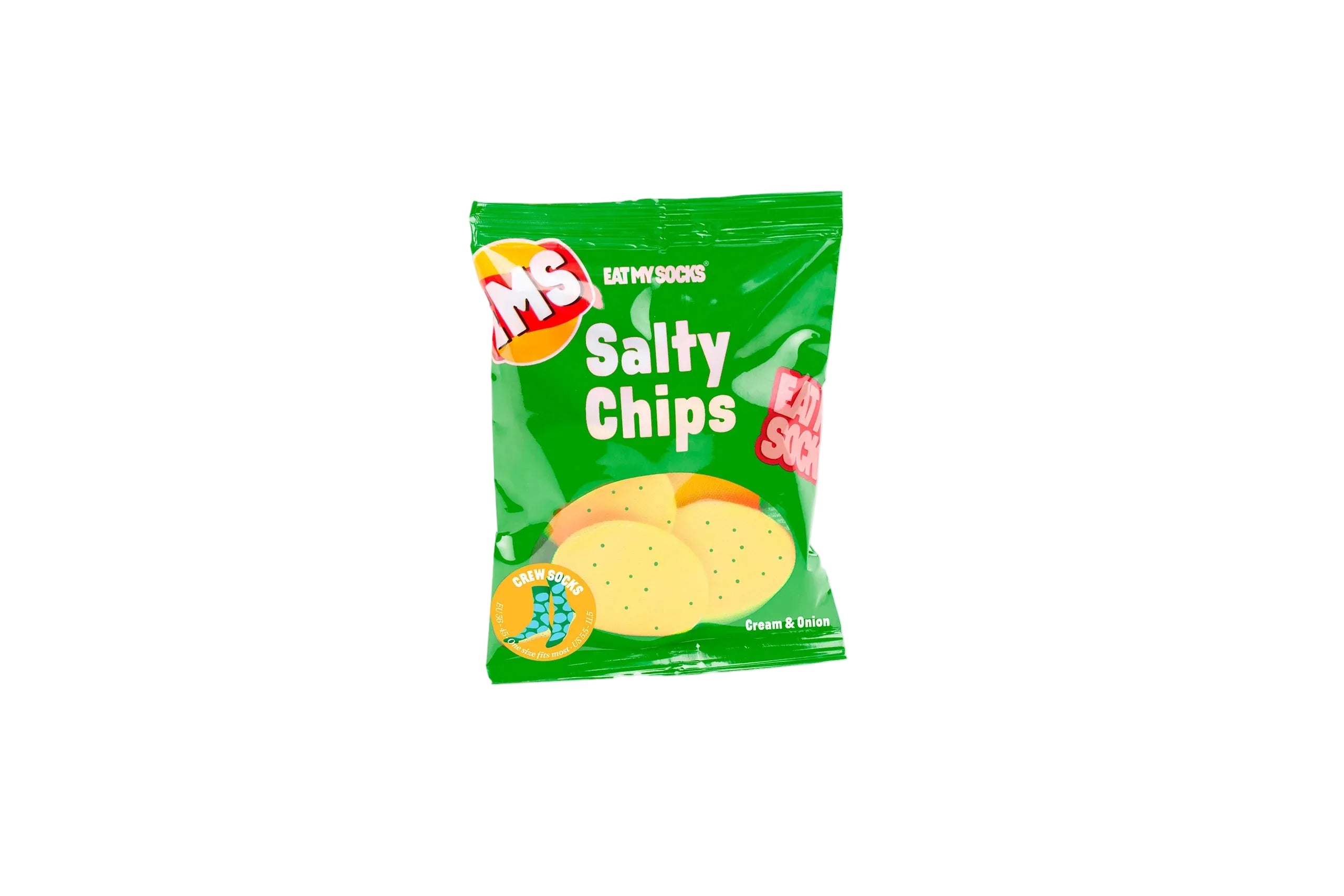 EAT MY SOCKS SALTY CHIPS GREEN - GREEN