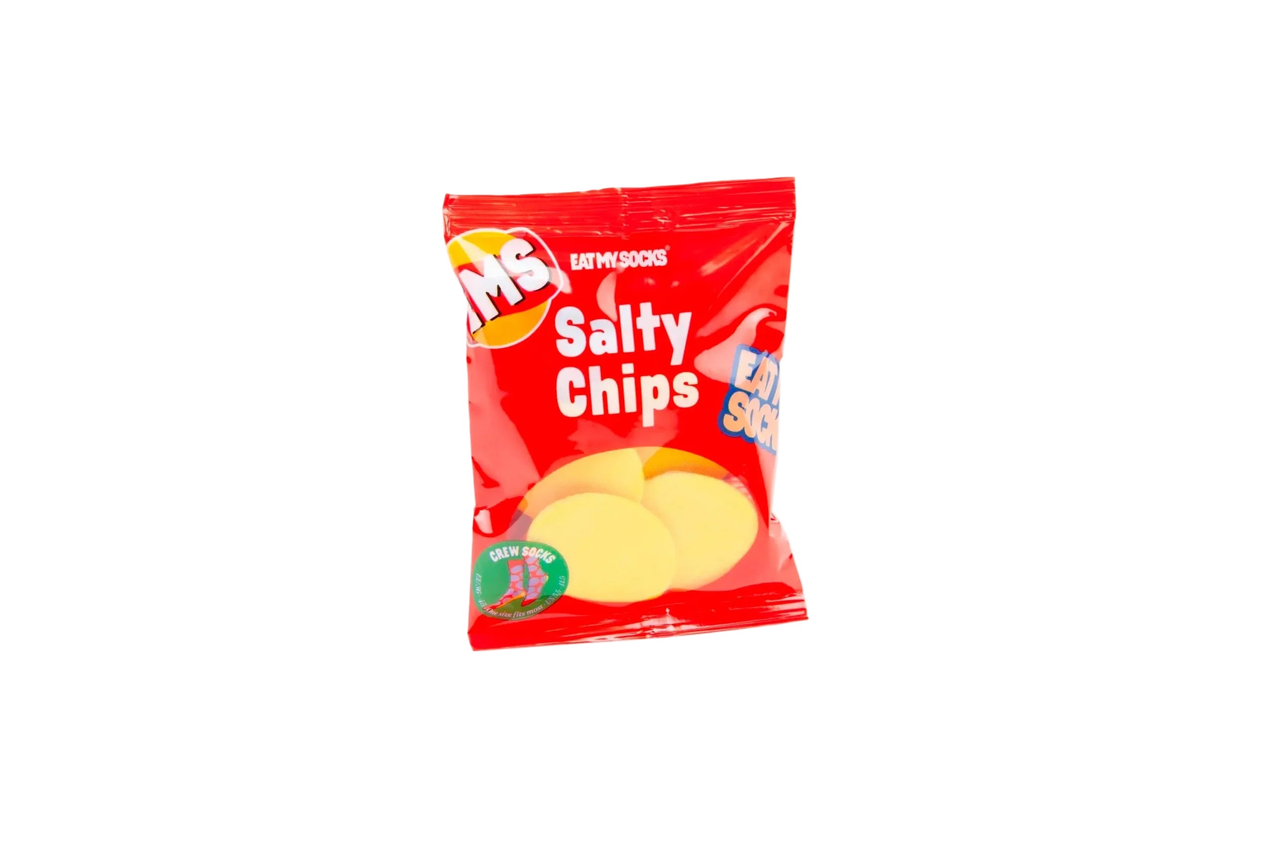 EAT MY SOCKS SALTY CHIPS RED - RED