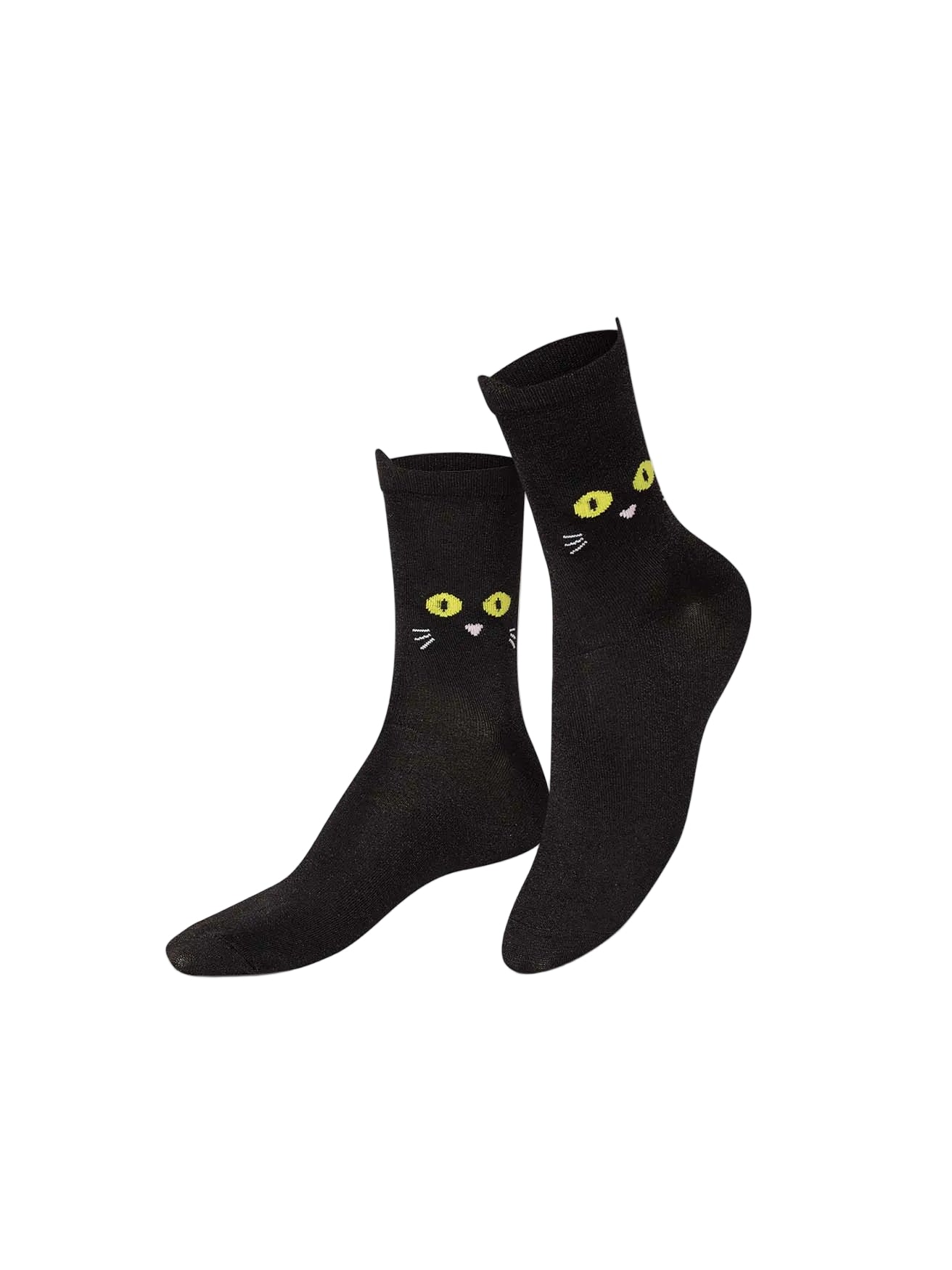 EAT MY SOCKS - CAT WALK BLACK - BLACK