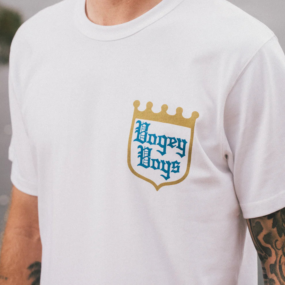 BOGEY BOYS CASTLE T-SHIRT - WHITE