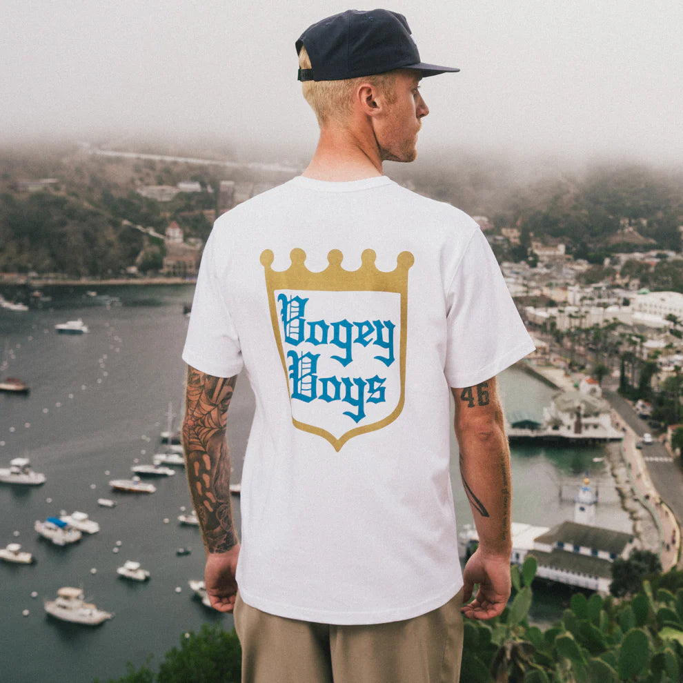 BOGEY BOYS CASTLE T-SHIRT - WHITE